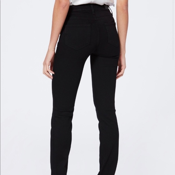 Paige Hoxton Straight Leg Black Denim Sz 26 NEVER WORN - Picture 3 of 10